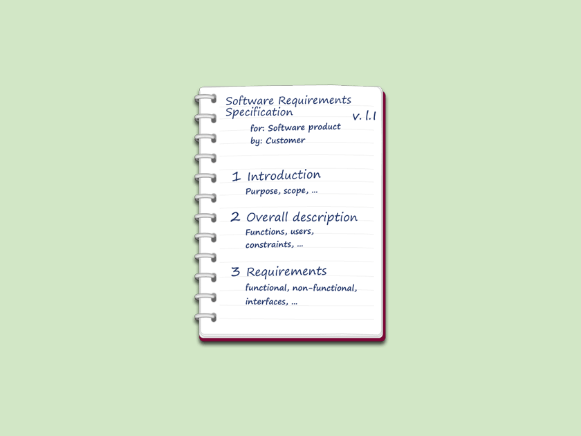 microTOOL Knowledge base: What is a software requirements specification