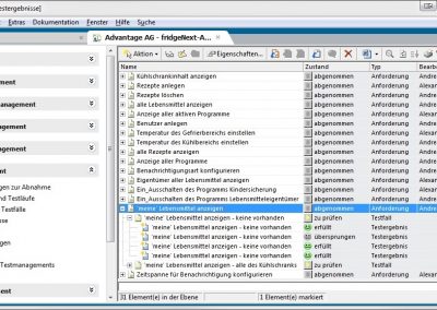 Anforderungen und Testergebnisse in in-STEP BLUE