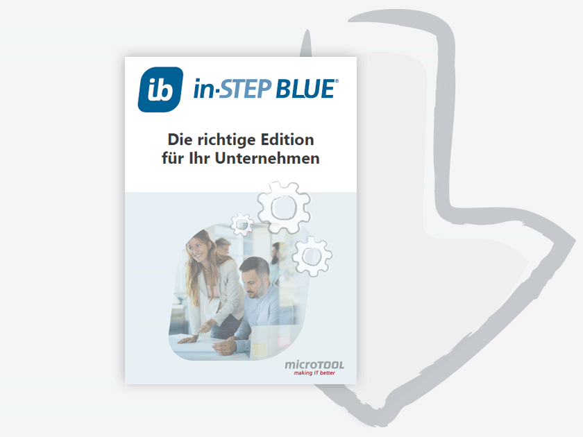 in-STEP BLUE – Die richtige Edition für Ihr Unternehmen