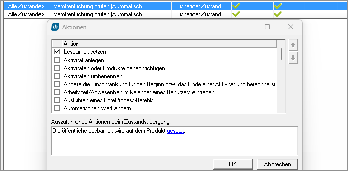 in-STEP BLUE Wissensmanagement - Dialog Aktion für öffentliche Lesbarkeit setzen - Blog Axel Velarde